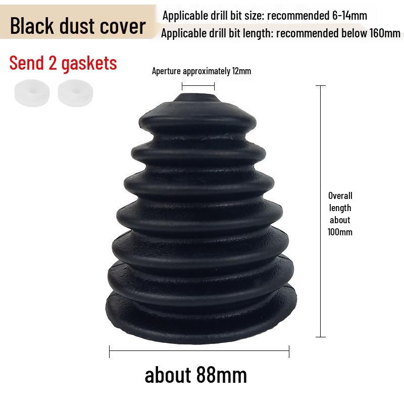 Electric Hammer and Drill Dust Cover Shield – Dust Collector Bowl for Household Tools