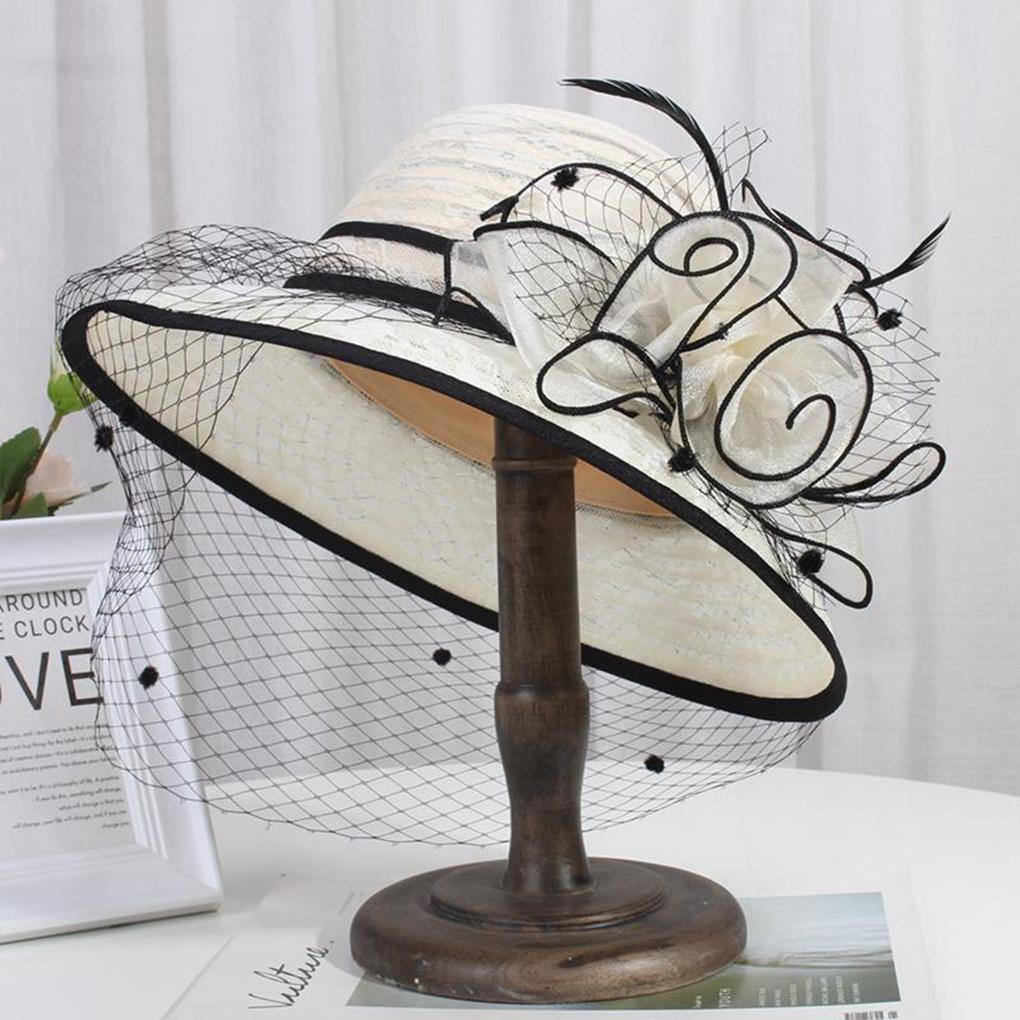 Fabric Women Bucket Hat Lace Colorful Replacement Vintage Flower Decor Dome Girls Ladies Fishing Cap Headgear Gift