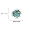50 World Travel Cartoon Stickers: Waterproof Decorations for Phone, Water Bottle, Luggage, Planner