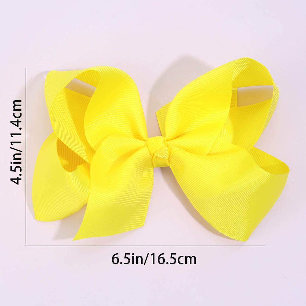 New Solid Bows Hair Clips For Girls Handmade Grosgrain Ribbon Bow Hairpins Children Barrettes Fashion Boutique Hair Accessories