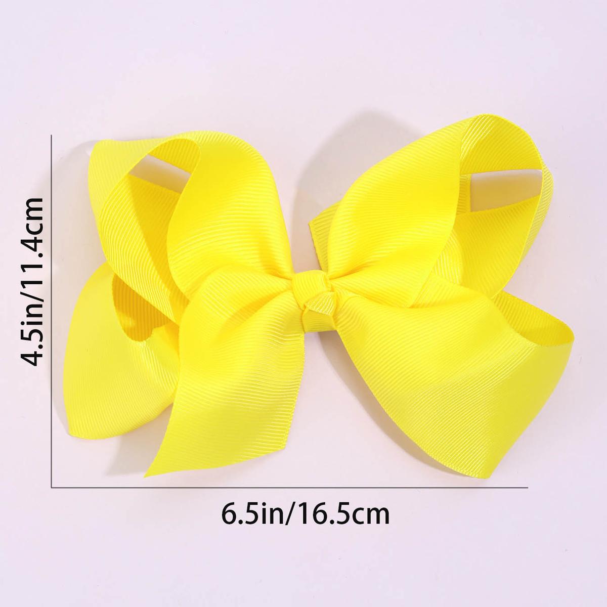 

New Solid Bows Hair Clips For Girls Handmade Grosgrain Ribbon Bow Hairpins Children Barrettes Fashion Boutique Hair Accessories