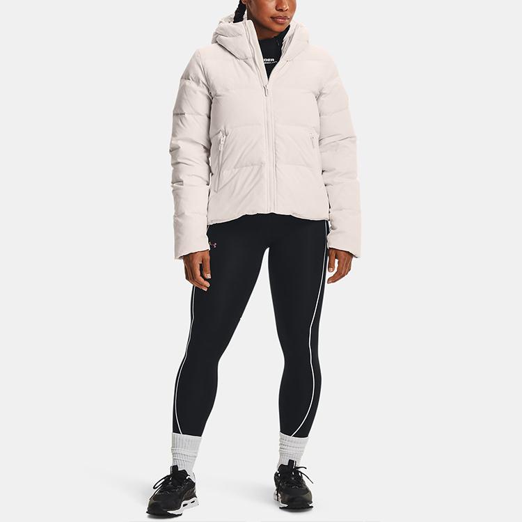 Under Armour Training Sports Down Jacket Women Jacket White 1365811-112