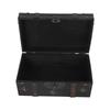 3pcs With Lock Wooden Storage Box Retro Decorative Storage Box Jewelry Trinket Box  For Jewelry