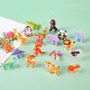 25/30Pcs DIY 3D Animal Puzzle Set Insect Dinosaur Panda Puzzle Assembly Activity Game Kids Educational Jigsaw Toy Classroom Prizes Party Favors
