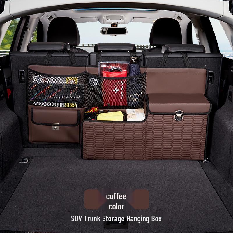 Car Trunk Organizer Hanging Storage Bag for SUV and Seat Back