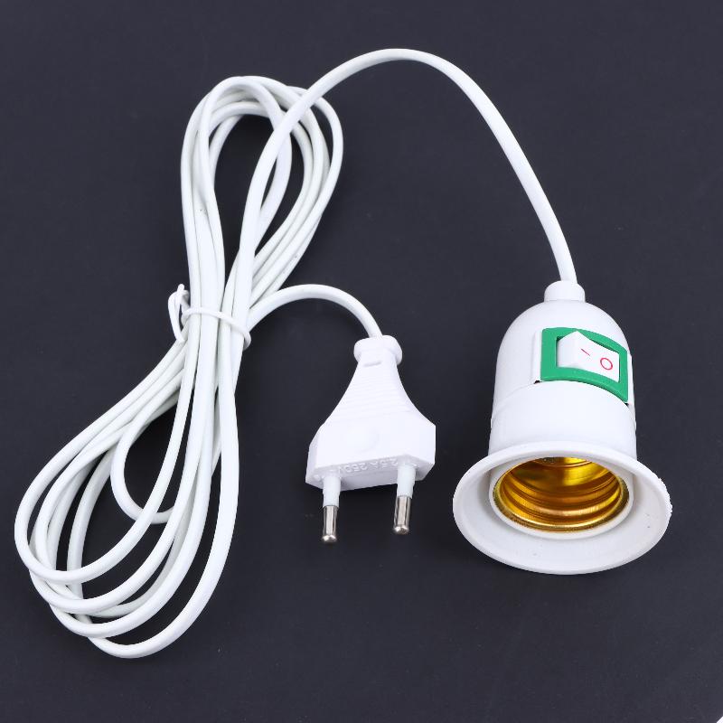 E27 Hanging Indoor Plants Light Holder Garden Lampholder With 3/5/10Meters Cable EU Plug With On/Off Switch