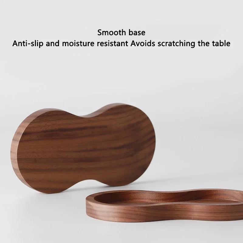 51mm/53mm/58mm Wooden Espresso Coffee Tamper Mat Fluted Tampering Holder Corner Pad Anti-skid Coffeeware Tamping Mat Accessories