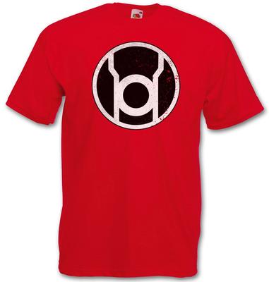 T-SHIRT LOGO THE BIG RED LANTERN BANG THEORY - Sheldon TBBT Nerd TV Cooper Verde
