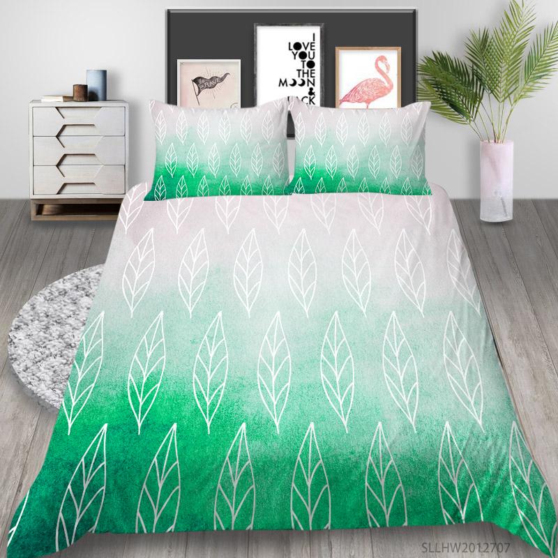 3D Color Pattern Graphic Printing Bedding Single Double Bed Full Size Vintage Pattern Pillowcase and Quilt Cover 2 or 3 Comfortable Home Decoration