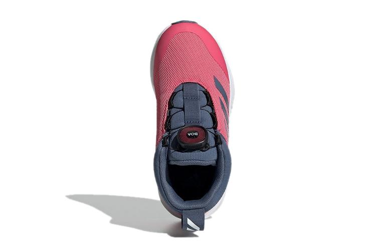 Adidas Fortatrail X Boa K Sports Slip Resistant Cushioning Breathable Mid top Kids' Running Shoes Pink Kids' G27196