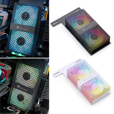 RAM Memory Cooler For DDR3 DDR4 DDR5 PC Memory Heat Sink 5V 3Pin ARGB RAM Cooling Fan 4Pin PWM Temperature Control Fan Radiator