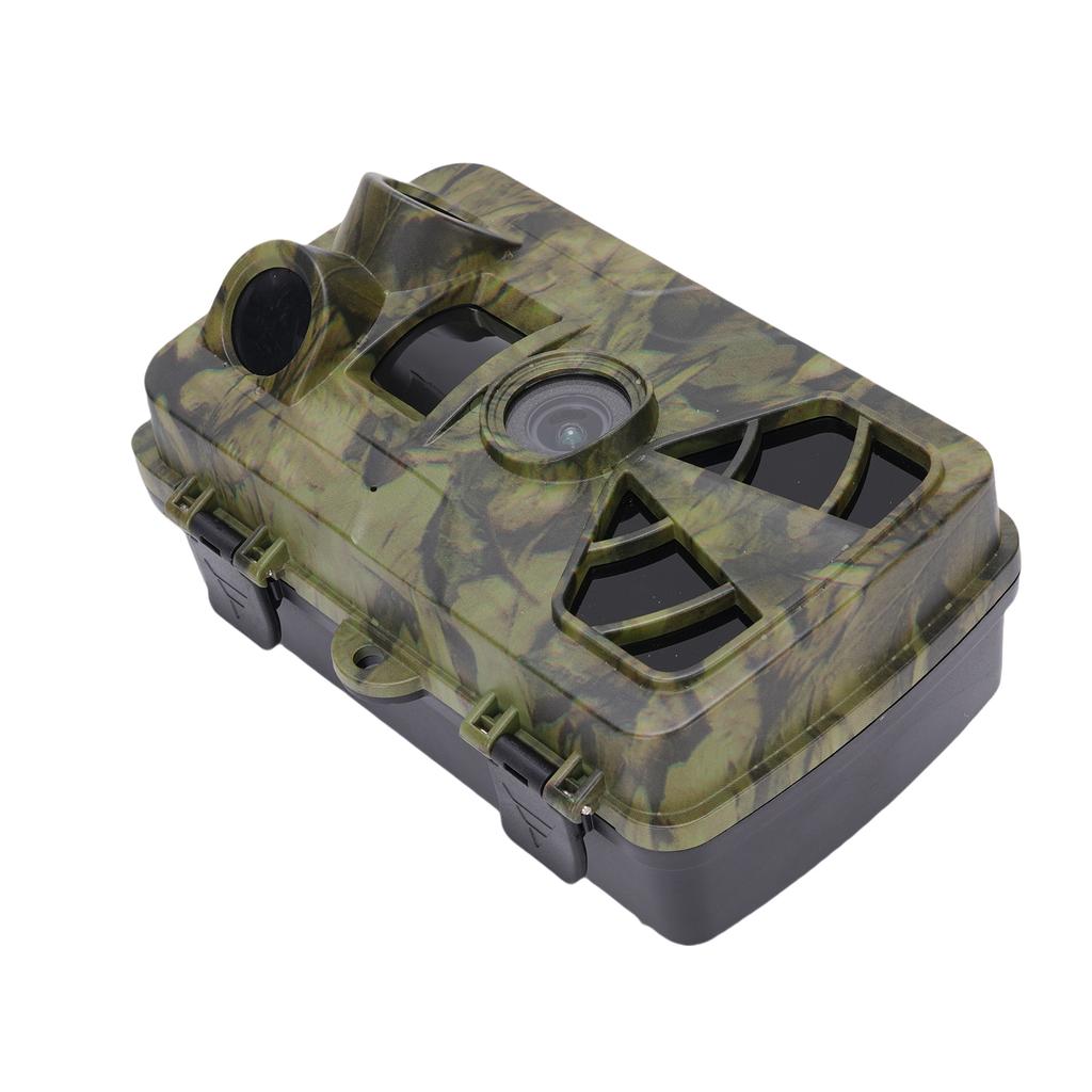 8K 60MP Wildkamera mit Nachtsicht ohne Blitz 130 Grad Weitwinkel Bewegungsmelder IP66 Kamera