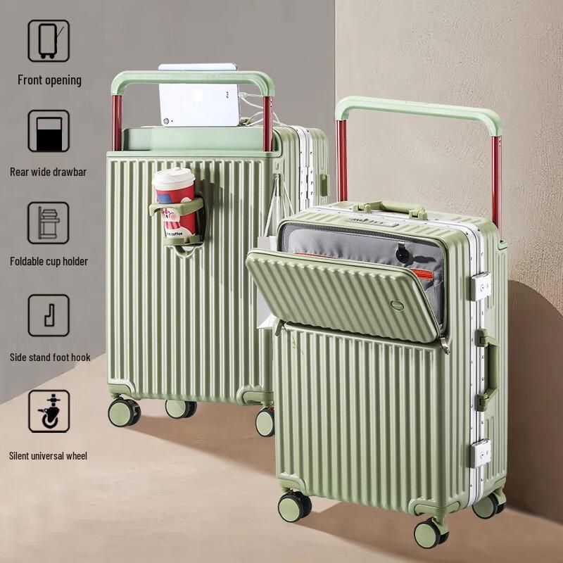 Yuzhan Aluminum Frame Front-Opening Luggage