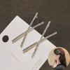Korean Rhinestone Cross Hairpin: Simple Style Bobby Pin for Women