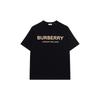 Burberry Tricouri Bărbați Negre Gât Rotund Moderate 81042291