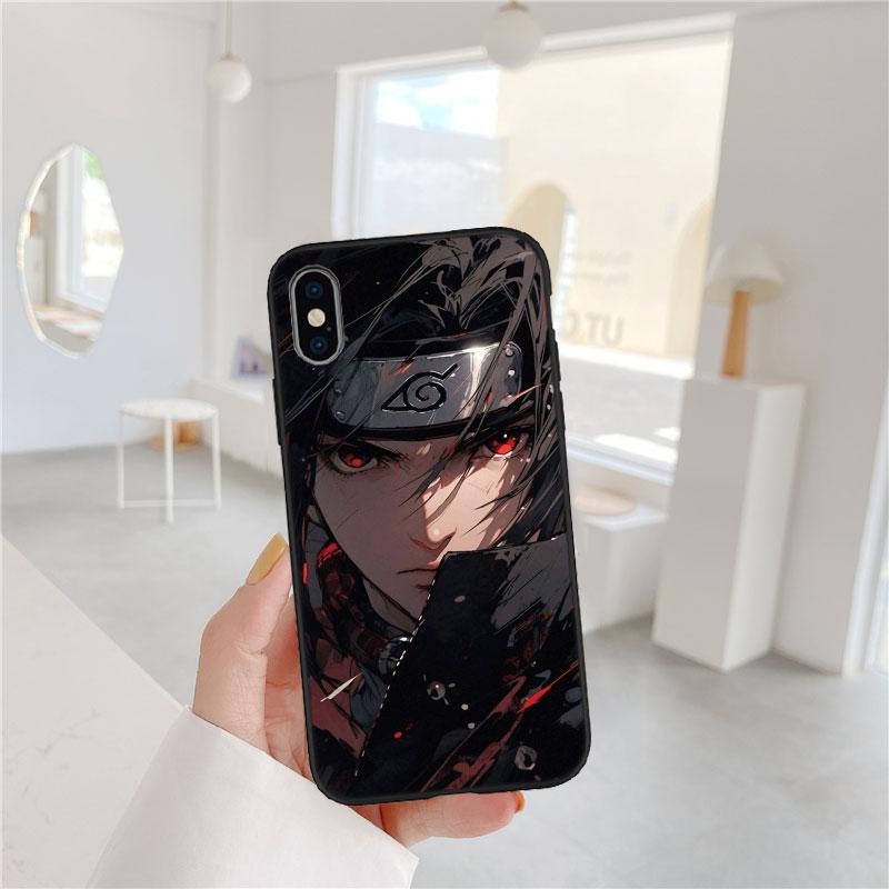LO73 Naruto Uchiha Itachi Soft Shell Phone Case for Samsung Galaxy S20 S21 S22 Ultra FE + Plus A21S A22 A24 A25 A26 A30 A30S A31