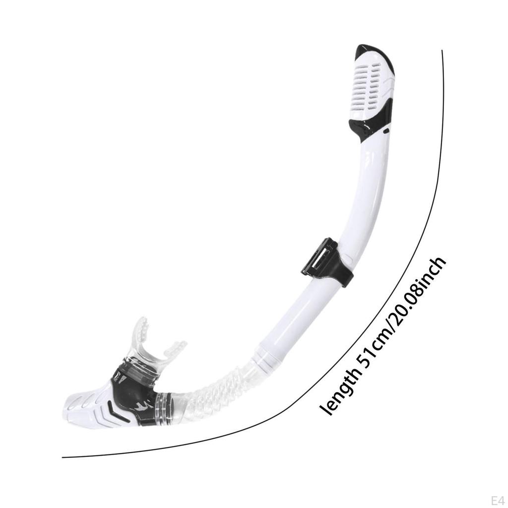 Dykning Torr Snorkel Scuba Snorkling Rör Byt Silikon med Cylinder Simträning