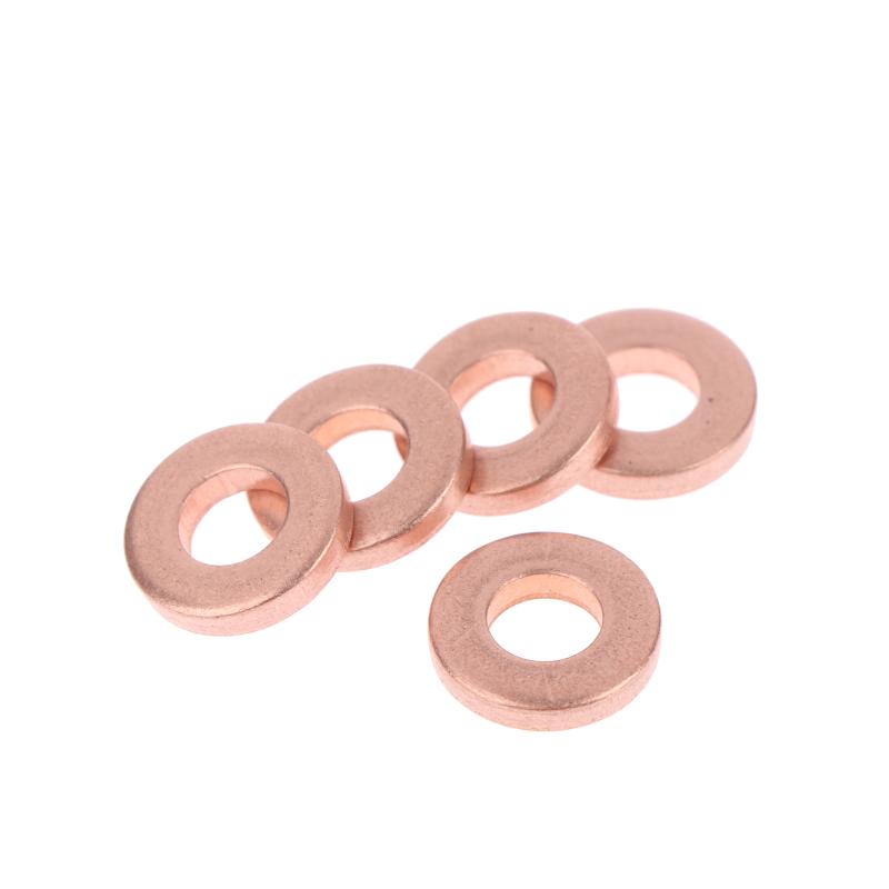 

5 шт. 9001-850C Шайбы-прокладки форсунки Медные кольца Прокладка 9001 850C 9001850C Толщина Для F00Vc17506