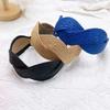 New Fashion Headband For Women Solid Color Turban Summer Handmade Braided Headwear Hair Accessories