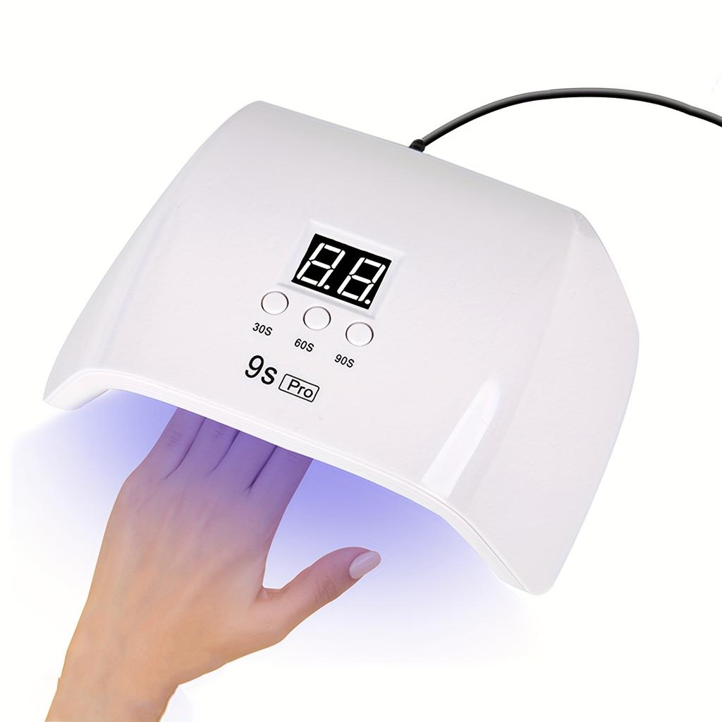 UV LED Nail Lamp, UV LED Nail Dryer Light For Gel Nails Polish, 3 Timer Settings & Smart Auto Sensor