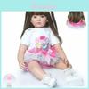 Adorable 24-inch Reborn Baby Doll With Soft Vinyl Silicone Features For Kids