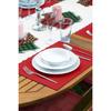 New Year Concept Printed Runner and Placemat Set 5 Pieces / Placemat Table Mat Dining Table Mat Coaster