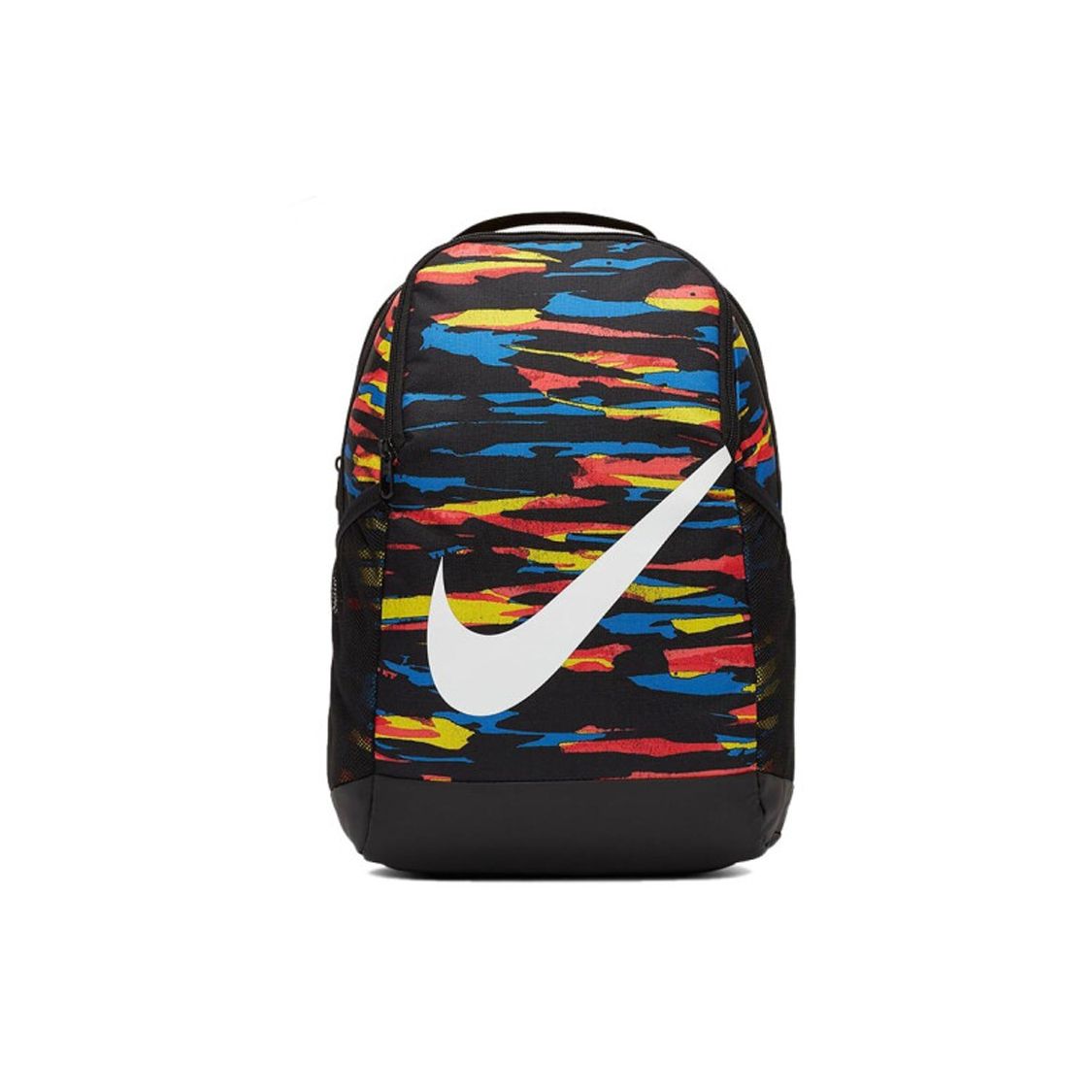 

Nike Large Logo Colorful Polyester Backpack Unisex Backpacks Blue Black BA6192-011 Blue Black