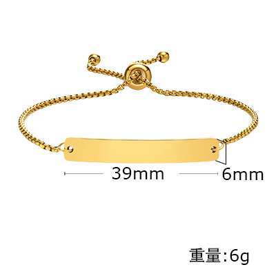Jewelry, Stainless Steel Bent Adjustable Bracelet 18K Gold Women'S Niche, Jewelry