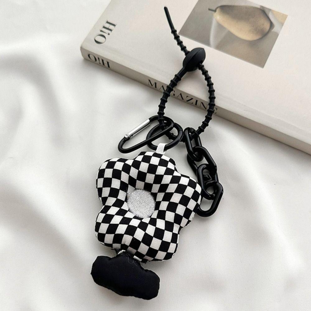 Key Chain Stuffed Sunflower Pendant Jewelry Fabric Flower Bag Pendant  Key Accessories