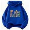 Vintage Faith Colorful Design Hoodie Kids Children's Sweatshirt Hoody Casual Hoodies for Boys Girls Clothes