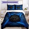 Borussia Dortmund Pattern Printed 3PCS Bedding Set Soft Skin-Friendly Washable Duvet Cover & Pillowcases Set All Season Bedroom