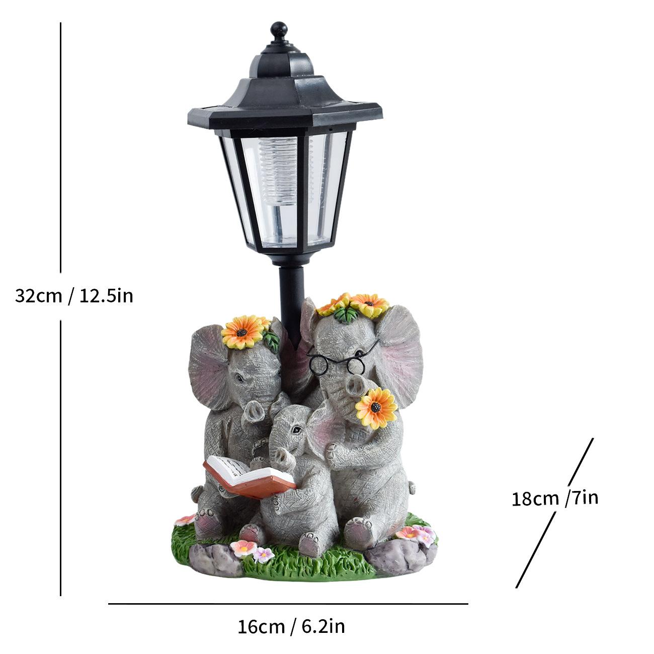 

JYL TS/113,Outdoor Creative Meerkat Solar Light Figurine Resin Garden Animal Sculpture Home Decor Lamp One Size магнолия