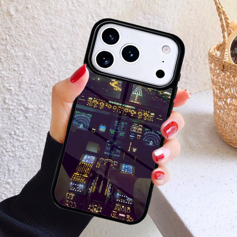Travel Pilot Phone Case For iPhone 17 Air 16 15 14 13 12 11 Pro Max Plus