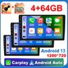 2 Din Car Radio Android 13 Car Radio 64G Autoradio 7/9/10 Inch Universal androidGPS BT Central Multimedia Smart Car Systems