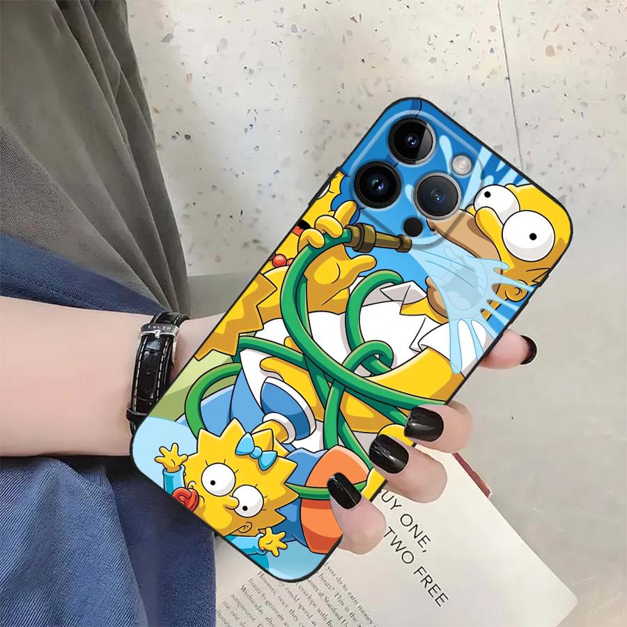 

Mischievous Simpson Soft Back Phone Cover Case for iPhone 13 Mini 15 Plus X XS XR 12 14 7 8 SE 17 16 Pro Max 11 17Air iPhone 7