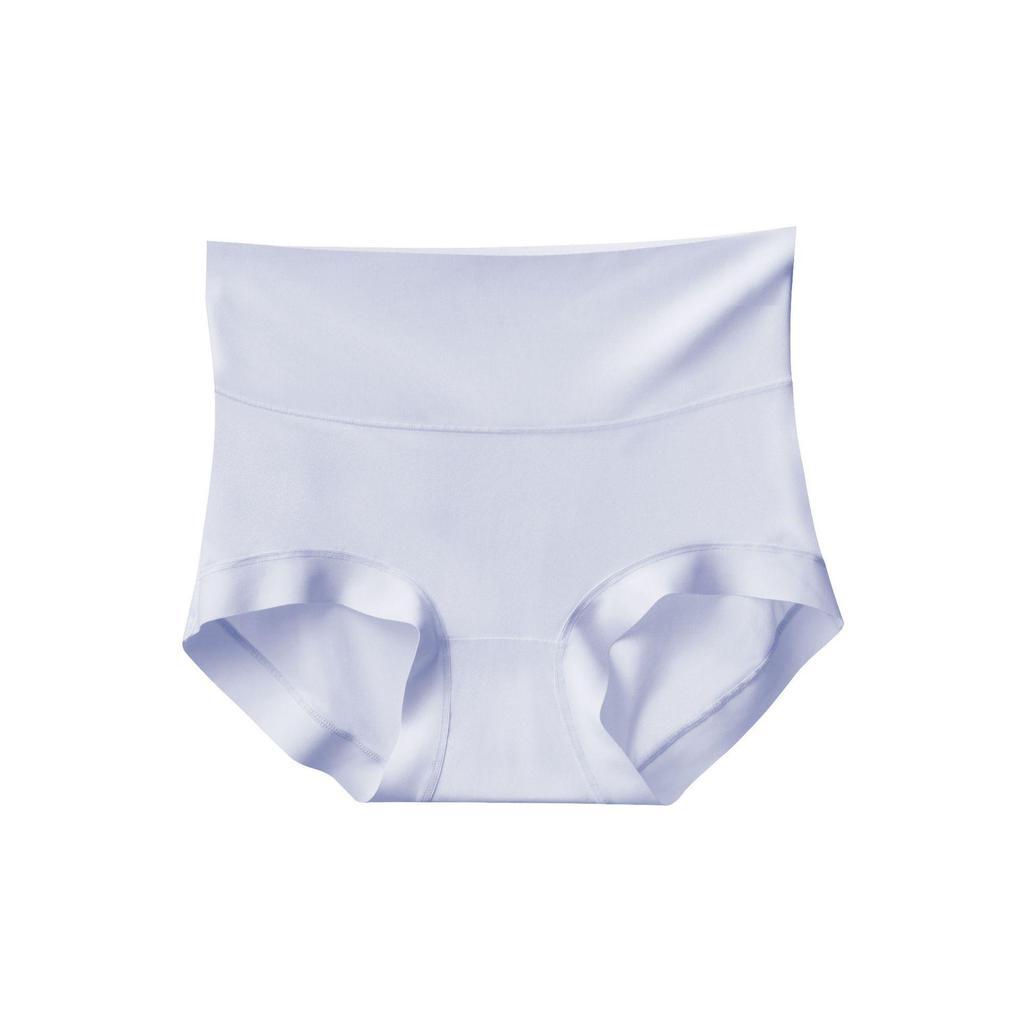 Cool & Breathable High-Waisted Women's Seamless Ice Silk Panties - Hip-Lifting, Tummy-Flattening