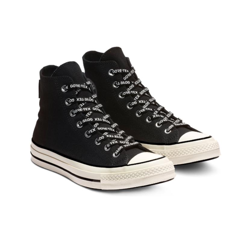 Converse 1970s Round-toe Lace-up High-Top Canvas Shoes Unisex Black