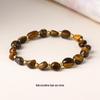 Original Natural Stone Beaded Bracelet - Women's Irregular Shape Crystal for Seaside Vacation Style
