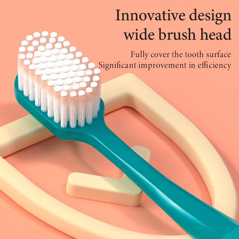 7PCS Multi-Color Soft Bristle Toothbrush Detachable Couple Manual Toothbrush For Home Use Tooth Care