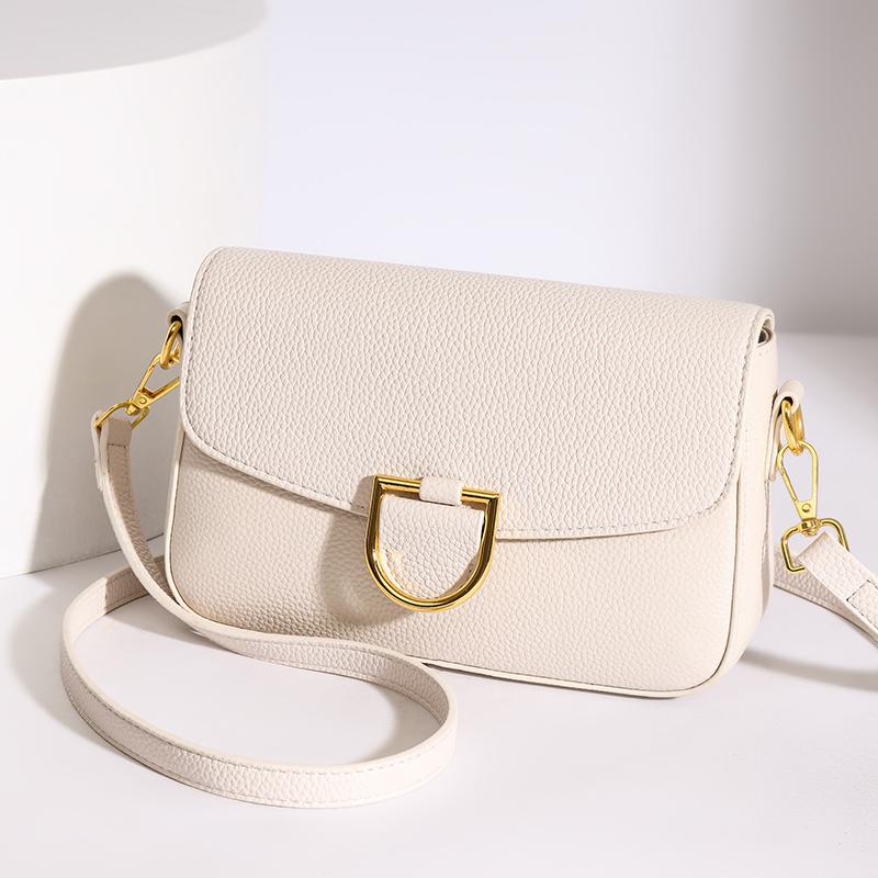 100% cowhide Ladies' High-end and Exquisite Summer New Women's Messenger Bags Versatile Foreign Trade Crossbody Small Square Bag
