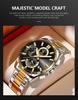 Curren 8475 Men's Multi-function Steel Band Quartz Watch with Calendar
