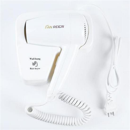 Hotel Wall-Mounted Hair Dryer for Bathroom and Toilet