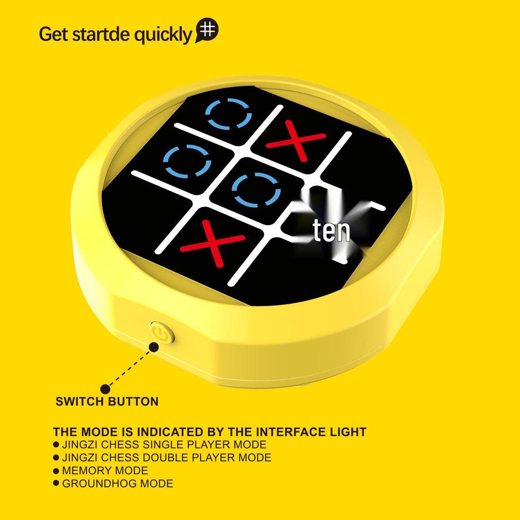 Tabla de Joc Electronică Educațională Tic-Tac-Toe Multi-Mod