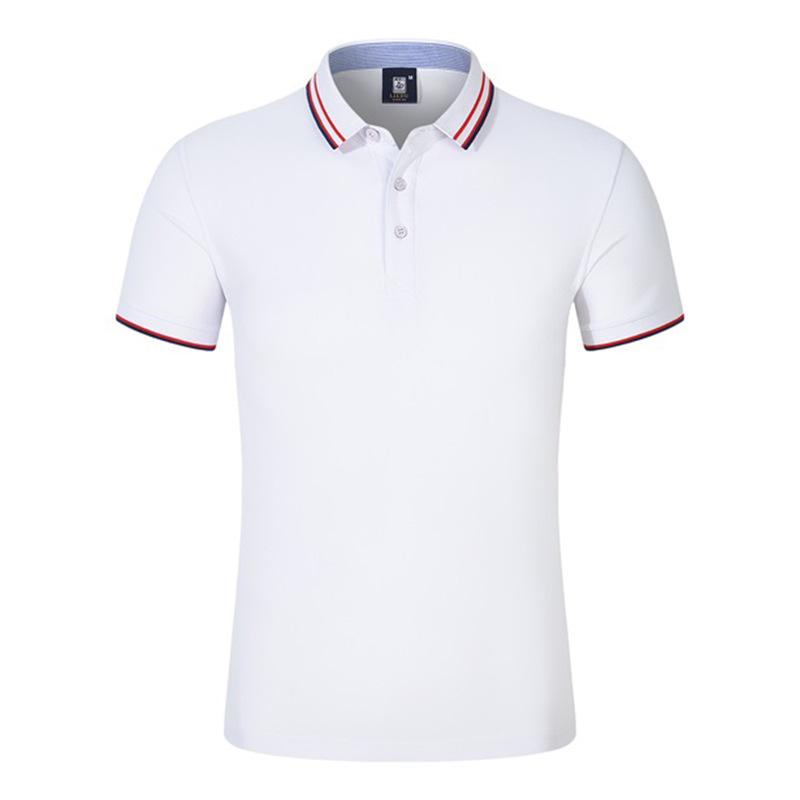 Lässiges Atmungsaktives und Bequemes Poloshirt Einfarbig Kurzarm-T-Shirt