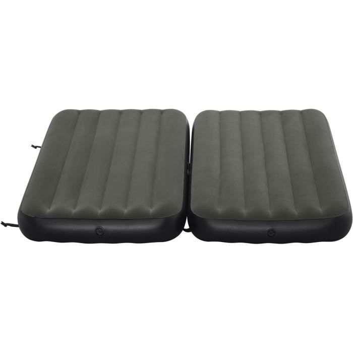 Lit 3 en 1 - BESTWAY - Airbed Tritech™ Connect and Rest™ - Lits jumeaux, lit surélevé, lit king size - 188 x 99 x 25 cm - 150 kg