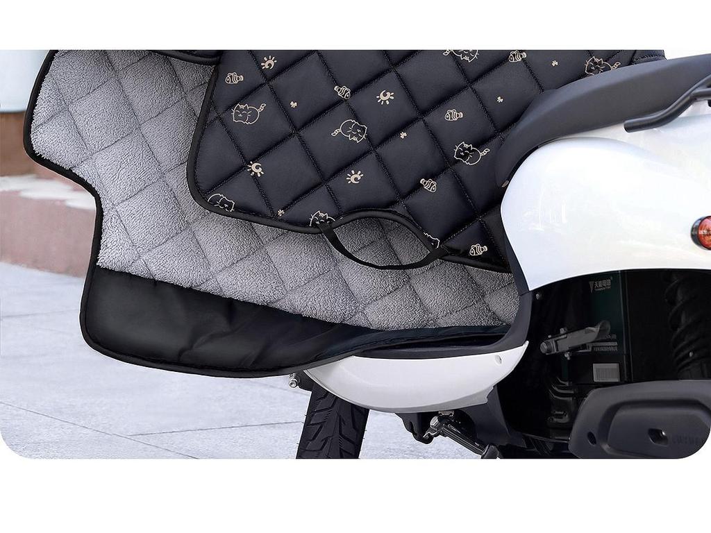 Electric Vehicle Windshield Cover: Thick, Waterproof, Velvet for Winter & Windproof for Autumn - Ideal for Battery Motorcycles