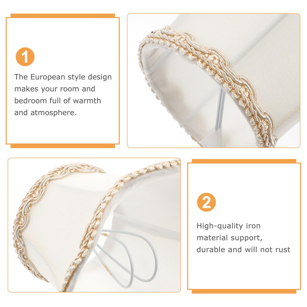 Medium Cloth Lamp Shade Lamp Shade Bell Lamp Shades Fabric Lamp Shade Small LampLampShade Replacement Table Light Light