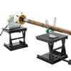 Fishing Rod Epoxy Applicator Holder Portable Fishing Machine Rod Support Stand DIY Fish Tackle Poles Support Holder Rack