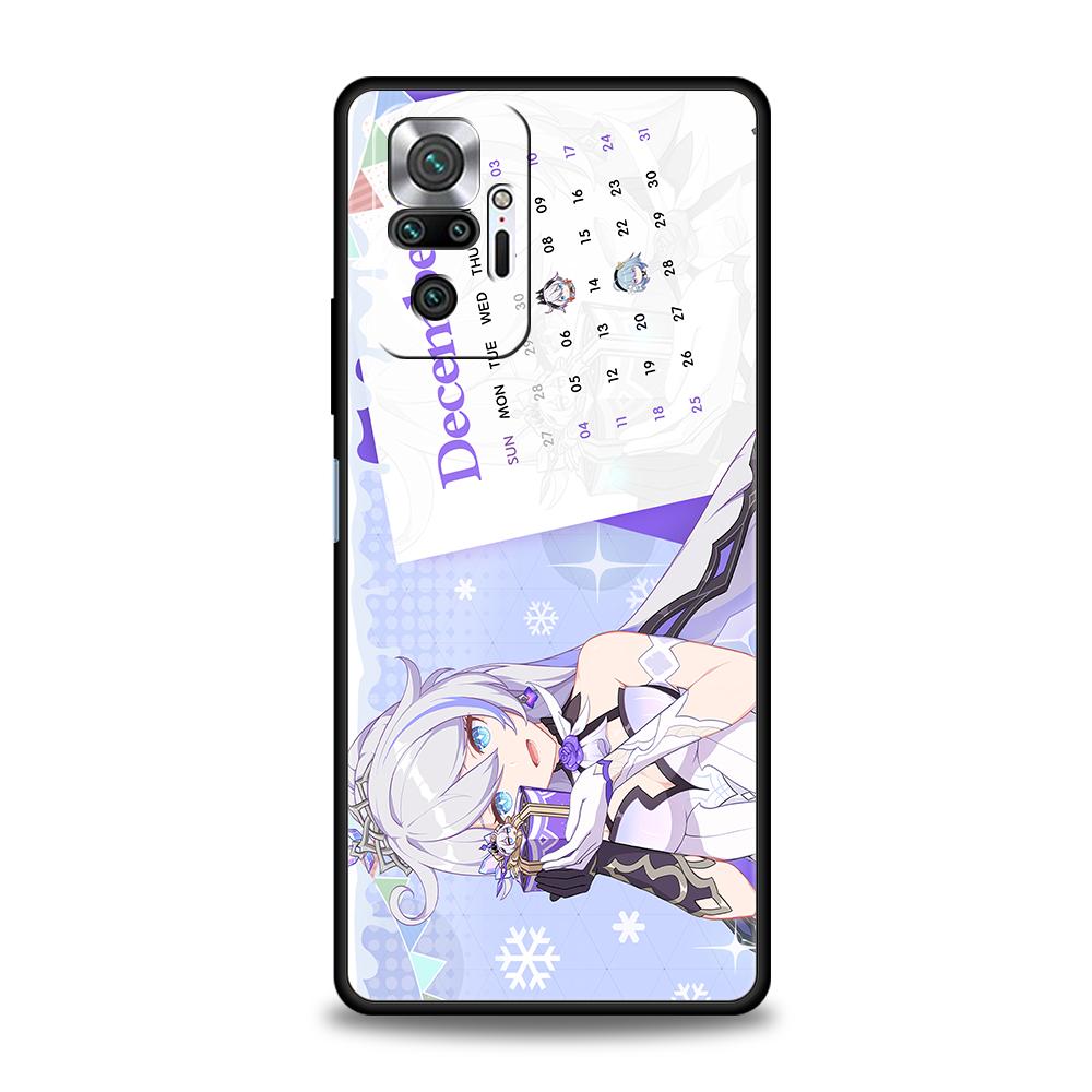 Honkai Impact 3rd Anime Game Phone Case For Xiaomi Redmi Note 12 5G 10C 10 11 9 8 Pro Plus 9S 7 8T 9T 9A 8A 9C K40 Gaming Cover