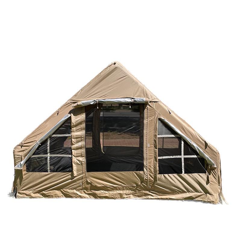 Luxus Outdoor aufblasbares Zelt, Doppeltür, Sonnengeschützt, Geräumig, Leicht für 3-5 Personen, Kein Aufbau erforderlich